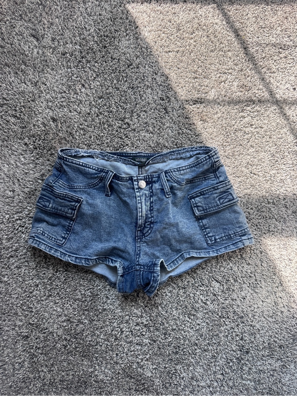 wild fable Blue Denim Cargo Jean Shorts